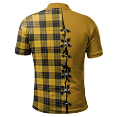 MacLeod of Lewis Ancient Tartan Polo Shirt - Lion Rampant And Celtic Thistle Style