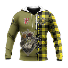 MacLeod of Lewis Modern Tartan Hoodie - Lion Rampant And Celtic Thistle Style