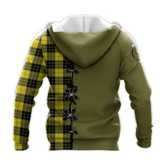 MacLeod of Lewis Modern Tartan Hoodie - Lion Rampant And Celtic Thistle Style