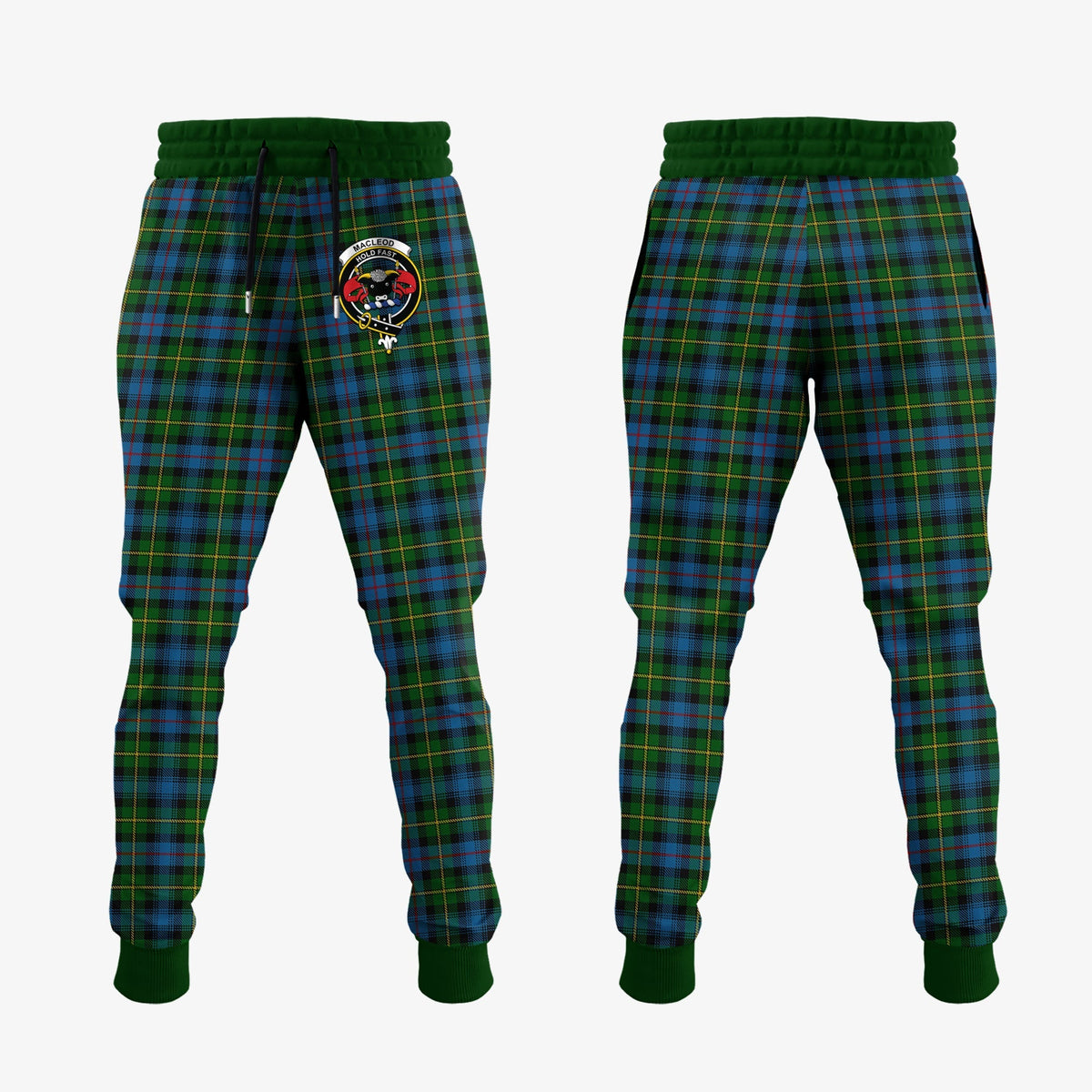 MacLeod Of Skye Tartan Crest Jogger Sweatpants