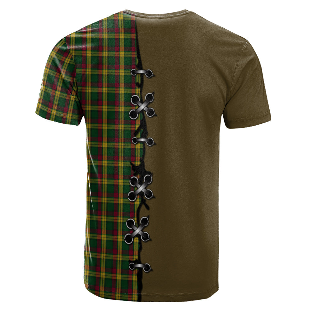 MacMillan Ancient Tartan T-shirt - Lion Rampant And Celtic Thistle Style