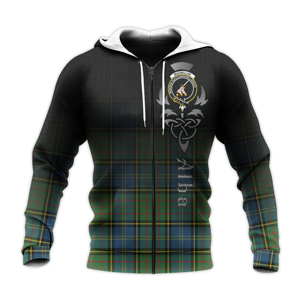 MacMillan Hunting Ancient Tartan Hoodie - Alba Celtic Style