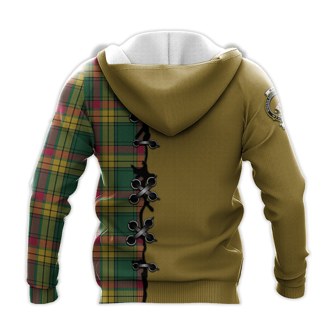 MacMillan Old Ancient Tartan Hoodie - Lion Rampant And Celtic Thistle Style