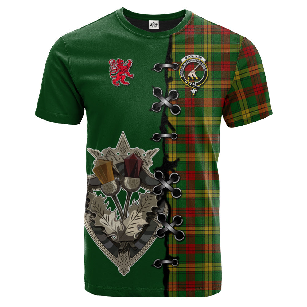 MacMillan Society of Glasgow Tartan T-shirt - Lion Rampant And Celtic Thistle Style