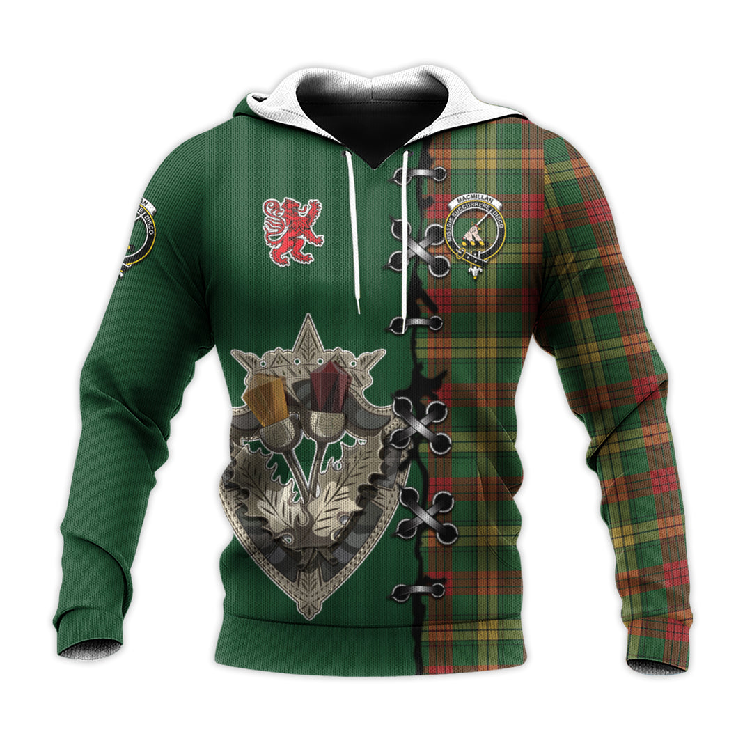 MacMillan Society of Glasgow Tartan Hoodie - Lion Rampant And Celtic Thistle Style