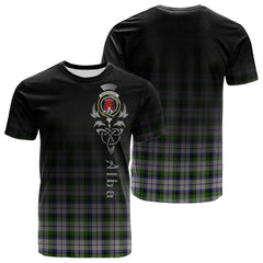 MacNaughton Dress Tartan Crest T-shirt - Alba Celtic Style