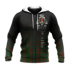 Macnaughton Hunting Tartan Hoodie - Alba Celtic Style