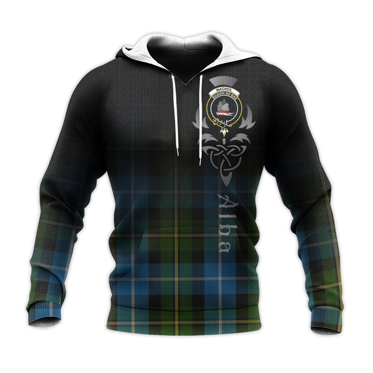 MacNeil Of Barra Tartan Hoodie - Alba Celtic Style