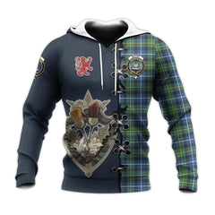 MacNeil of Barra Ancient Tartan Hoodie - Lion Rampant And Celtic Thistle Style