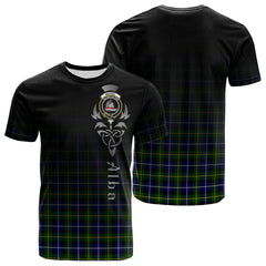 MacNeil Of Barra Modern Tartan Crest T-shirt - Alba Celtic Style