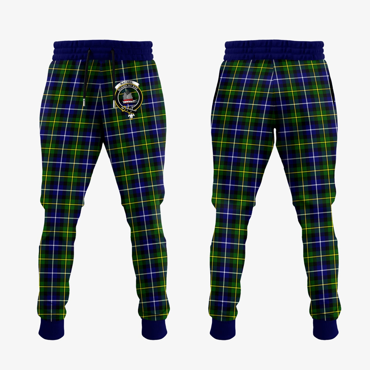 MacNeil Of Barra Modern Tartan Crest Jogger Sweatpants