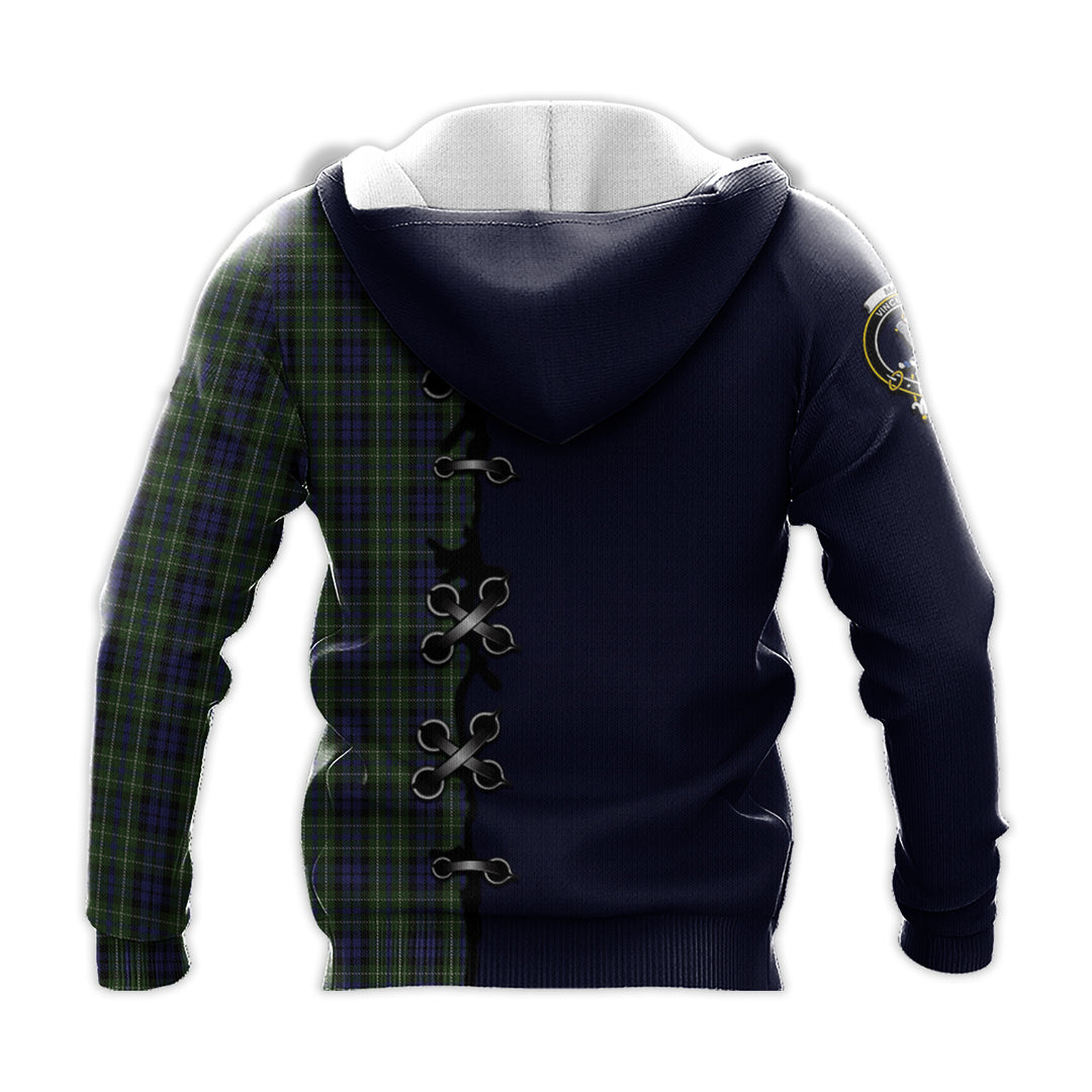 MacNeil of Colonsay Tartan Hoodie - Lion Rampant And Celtic Thistle Style