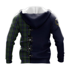 MacNeil of Colonsay Tartan Hoodie - Lion Rampant And Celtic Thistle Style