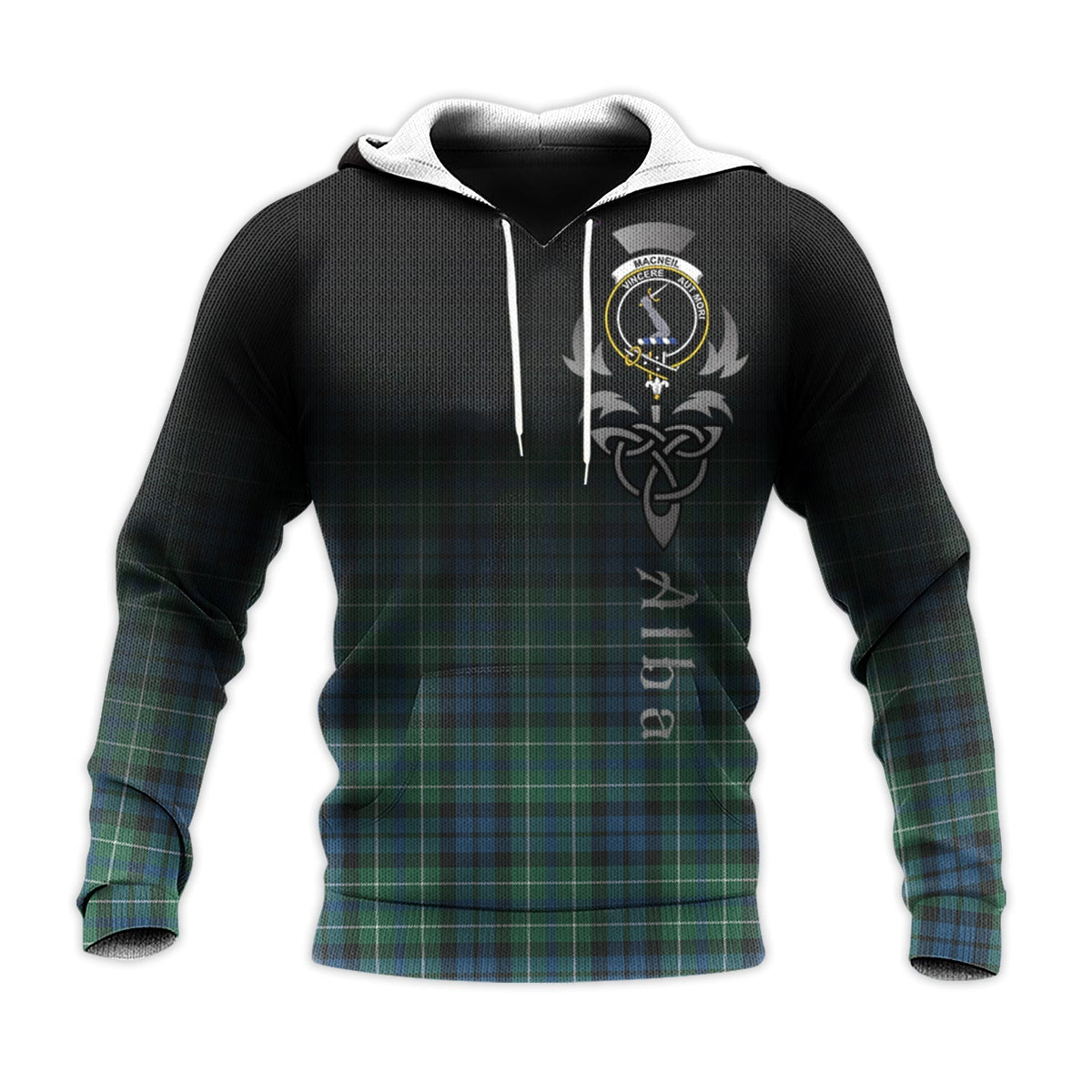 MacNeil Of Colonsay Ancient Tartan Hoodie - Alba Celtic Style