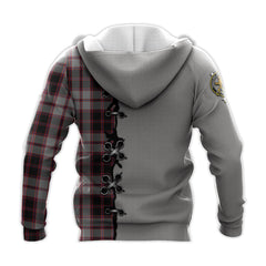 MacPherson Tartan Hoodie - Lion Rampant And Celtic Thistle Style