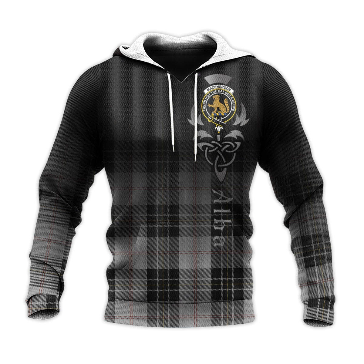 MacPherson Dress Tartan Hoodie - Alba Celtic Style