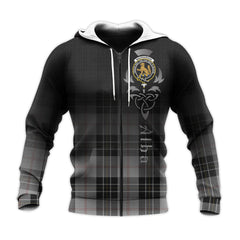 MacPherson Dress Tartan Hoodie - Alba Celtic Style