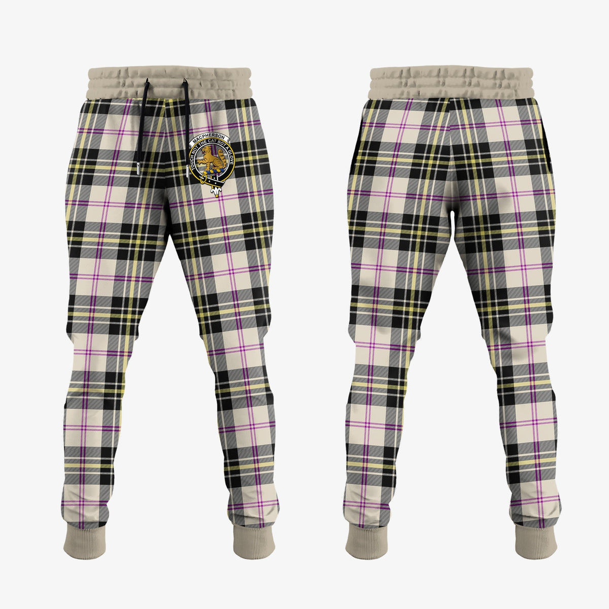 MacPherson Dress Ancient Tartan Crest Jogger Sweatpants