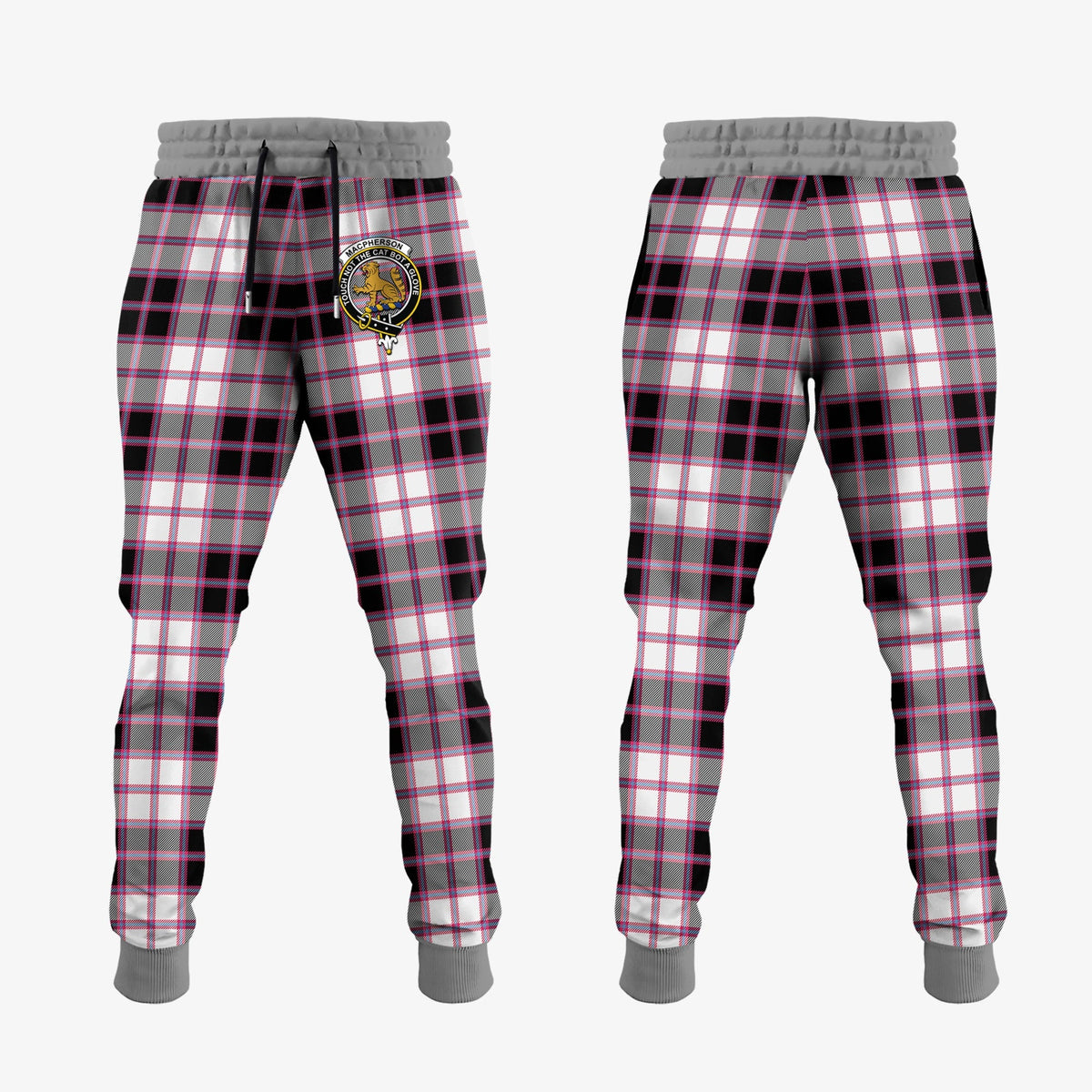 MacPherson Hunting Modern Tartan Crest Jogger Sweatpants