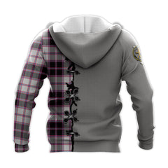 MacPherson Hunting Modern Tartan Hoodie - Lion Rampant And Celtic Thistle Style