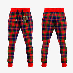 MacPherson Modern Tartan Crest Jogger Sweatpants