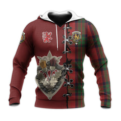 MacPherson of Cluny Tartan Hoodie - Lion Rampant And Celtic Thistle Style