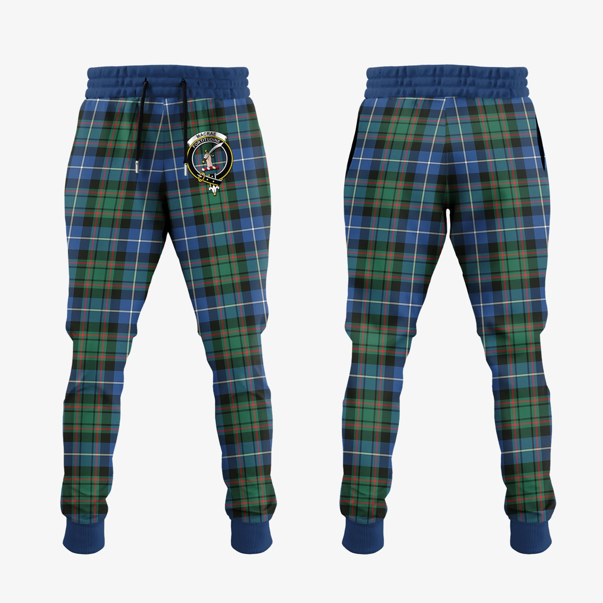 MacRae Hunting Ancient Tartan Crest Jogger Sweatpants