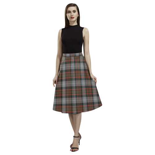 MacRae Hunting Weathered Tartan Aoede Crepe Skirt