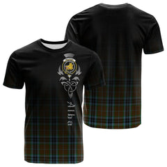 MacTavish Hunting Tartan Crest T-shirt - Alba Celtic Style