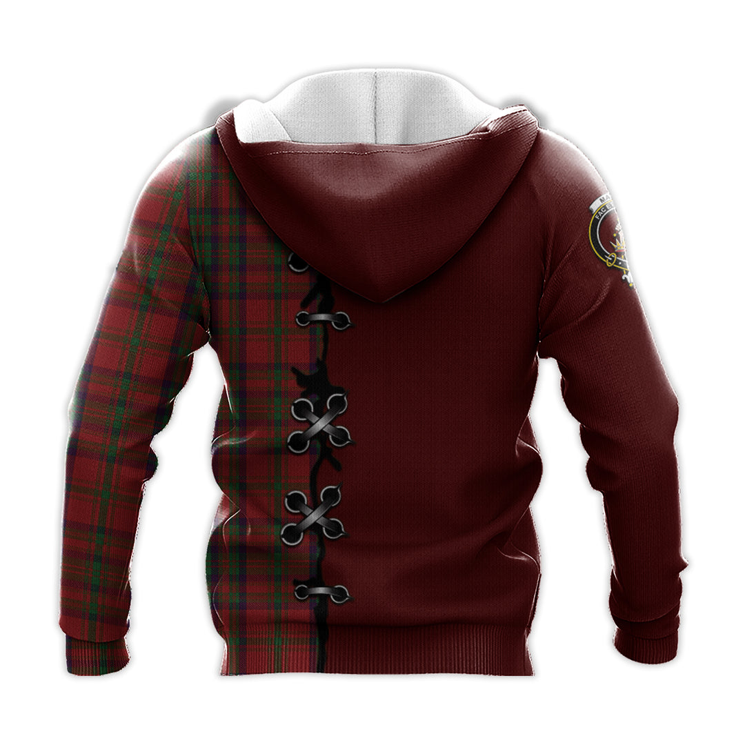 Matheson Dress Tartan Hoodie - Lion Rampant And Celtic Thistle Style