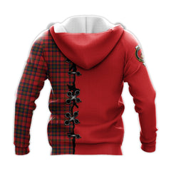 Matheson Modern Tartan Hoodie - Lion Rampant And Celtic Thistle Style