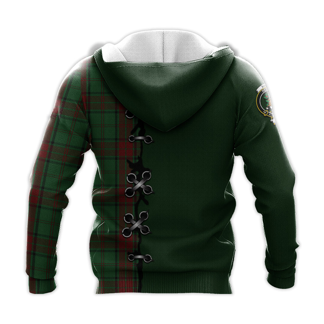 Maxwell Hunting Tartan Hoodie - Lion Rampant And Celtic Thistle Style