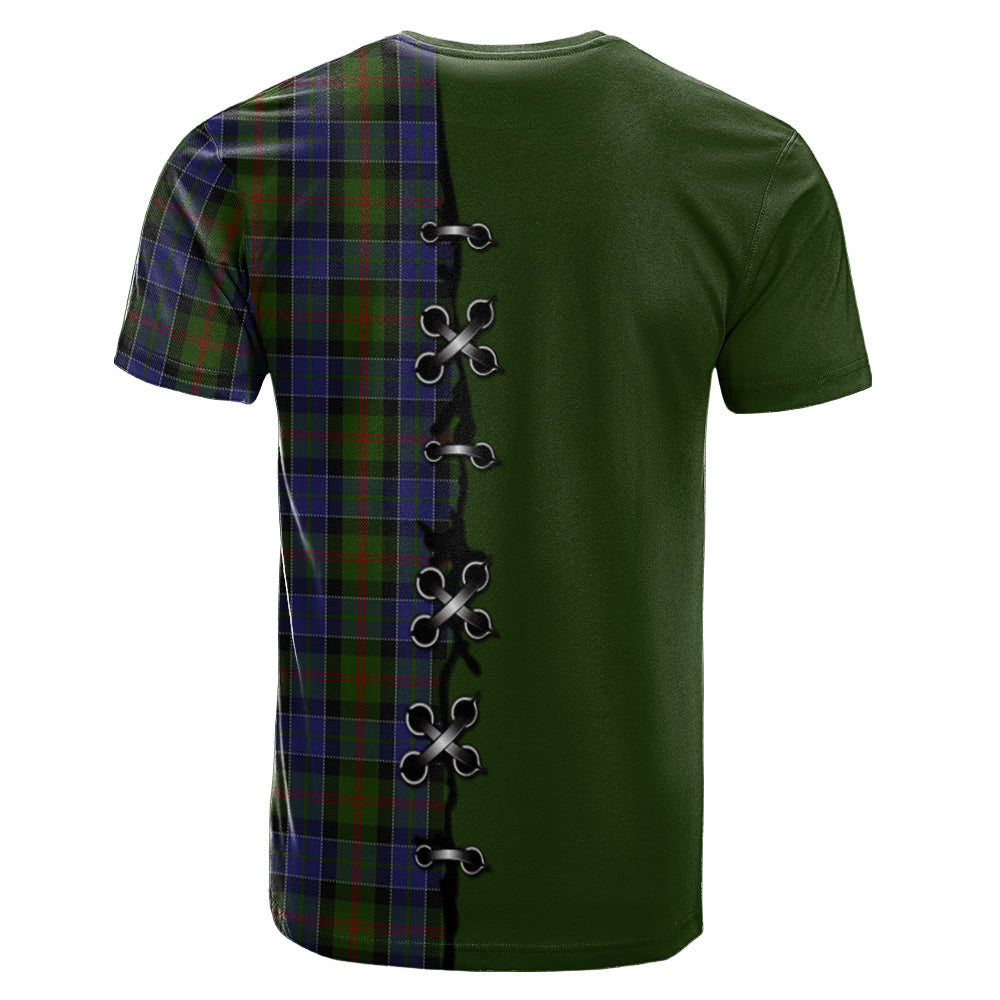 McFadzen 03 Tartan T-shirt - Lion Rampant And Celtic Thistle Style