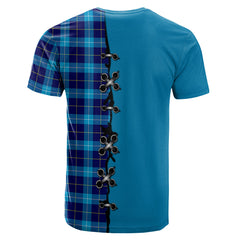 McKerrell Tartan T-shirt - Lion Rampant And Celtic Thistle Style