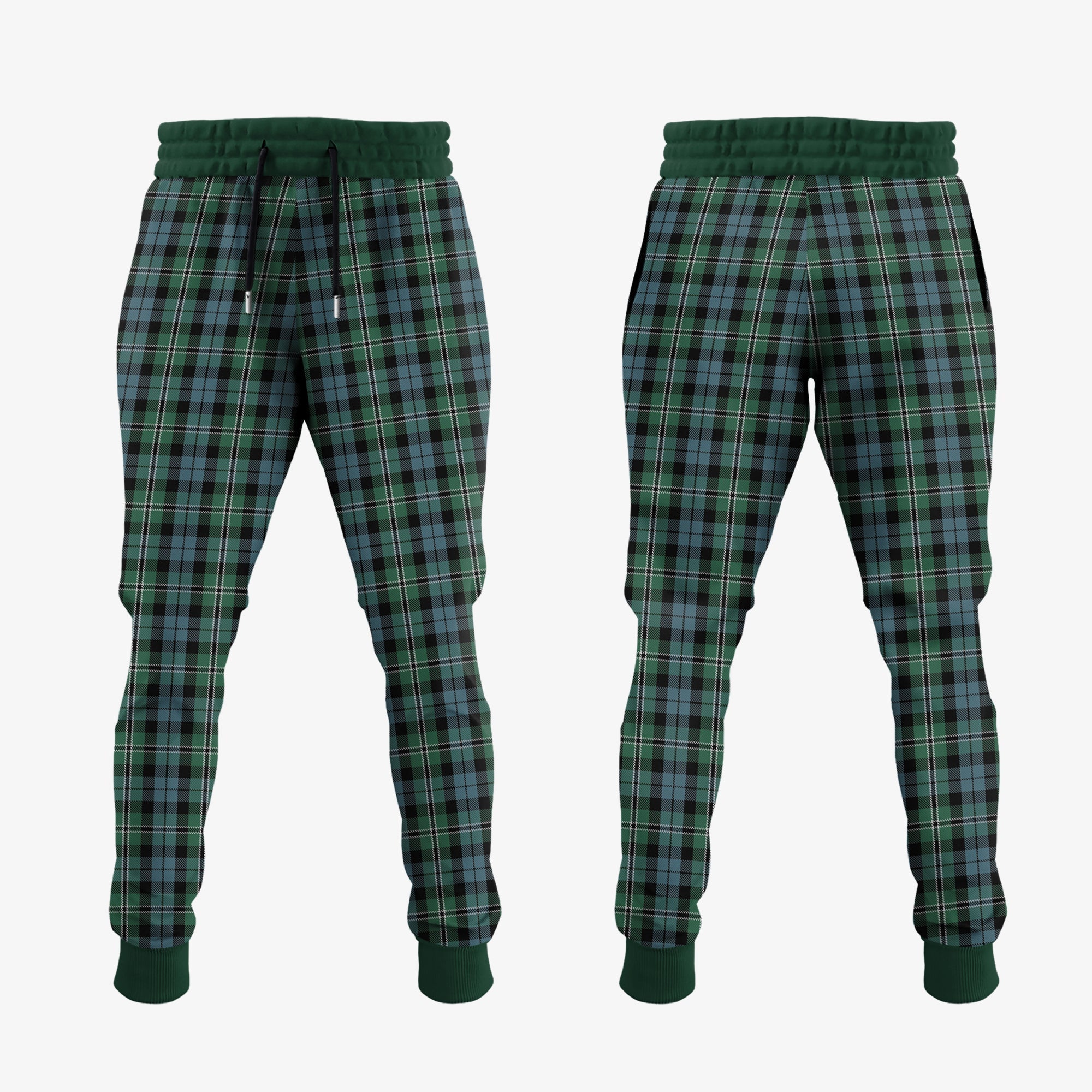 Melville Tartan Crest Jogger Sweatpants