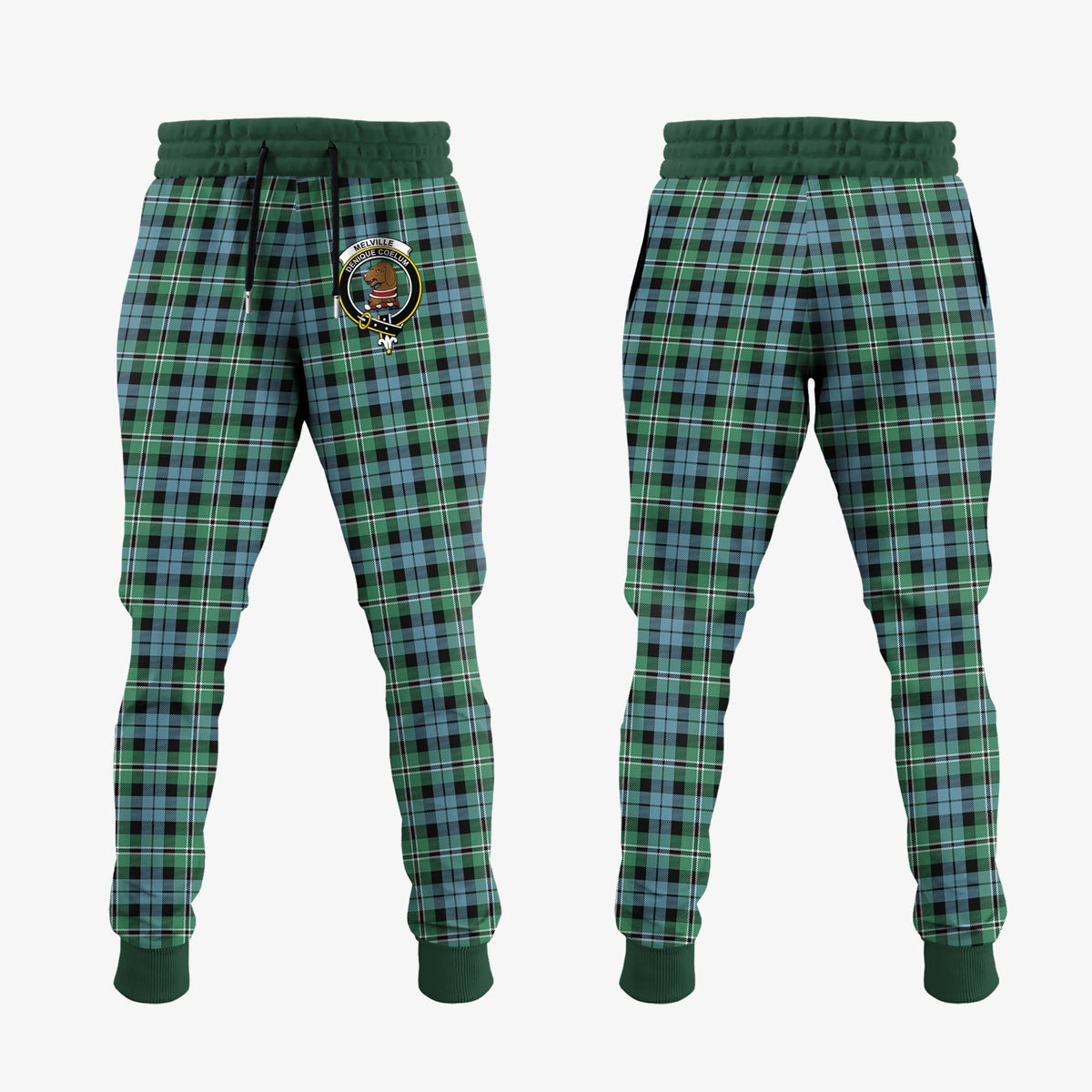 Melville Ancient Tartan Crest Jogger Sweatpants