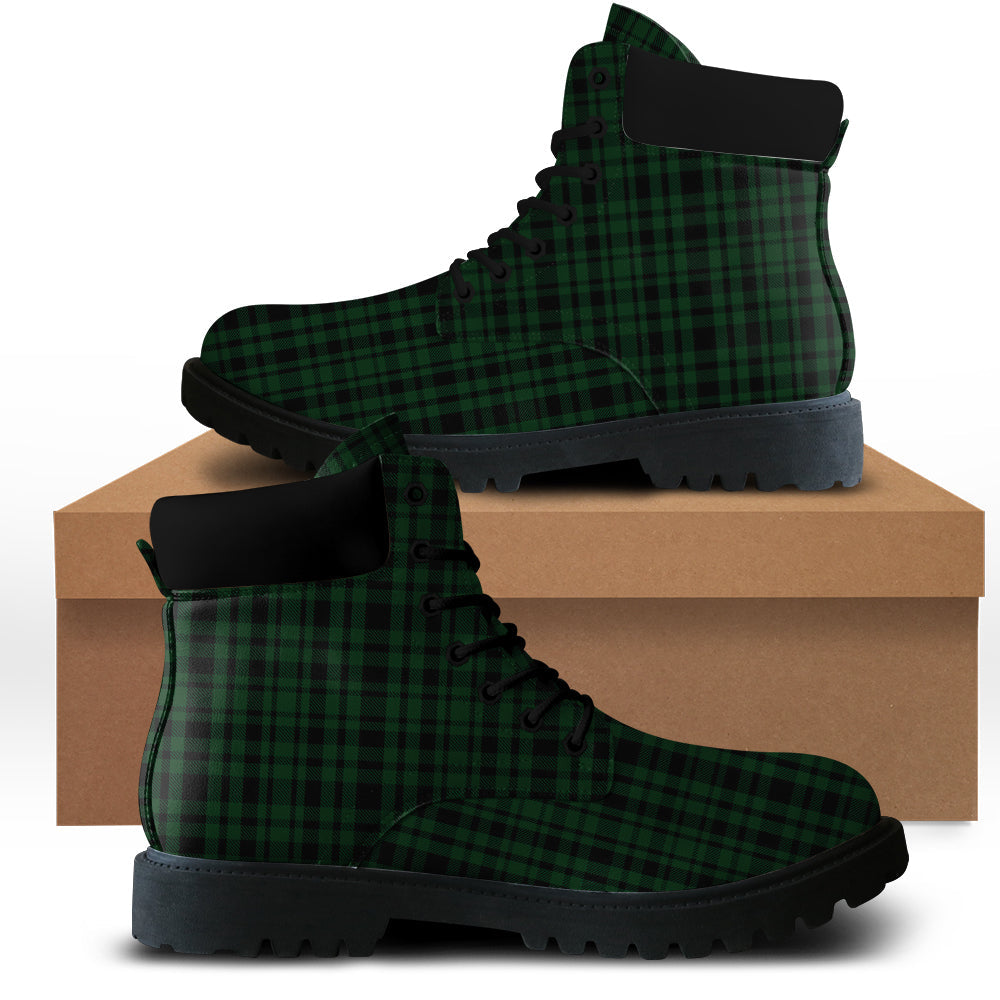 Menzies Green Tartan All Season Boots