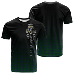 Montgomery Tartan Crest T-shirt - Alba Celtic Style