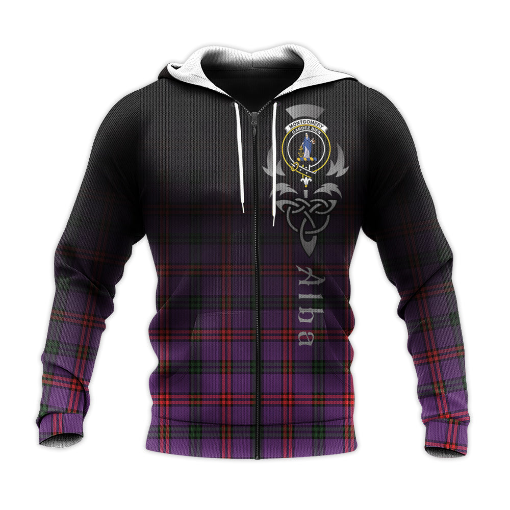 Montgomery Modern Tartan Hoodie - Alba Celtic Style