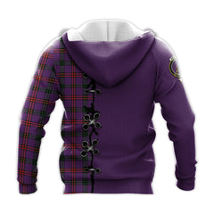 Montgomery Modern Tartan Hoodie - Lion Rampant And Celtic Thistle Style