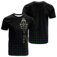 Morrison Modern Tartan Crest T-shirt - Alba Celtic Style