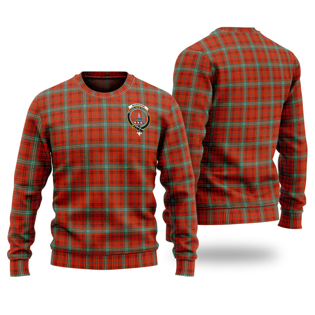 Morrison Red Ancient Tartan Sweater