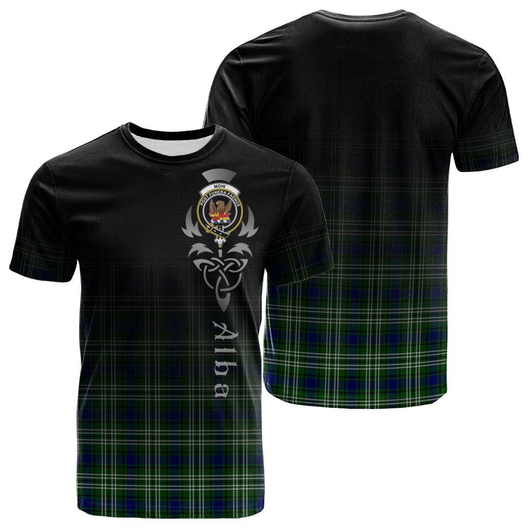 Mow Tartan Crest T-shirt - Alba Celtic Style