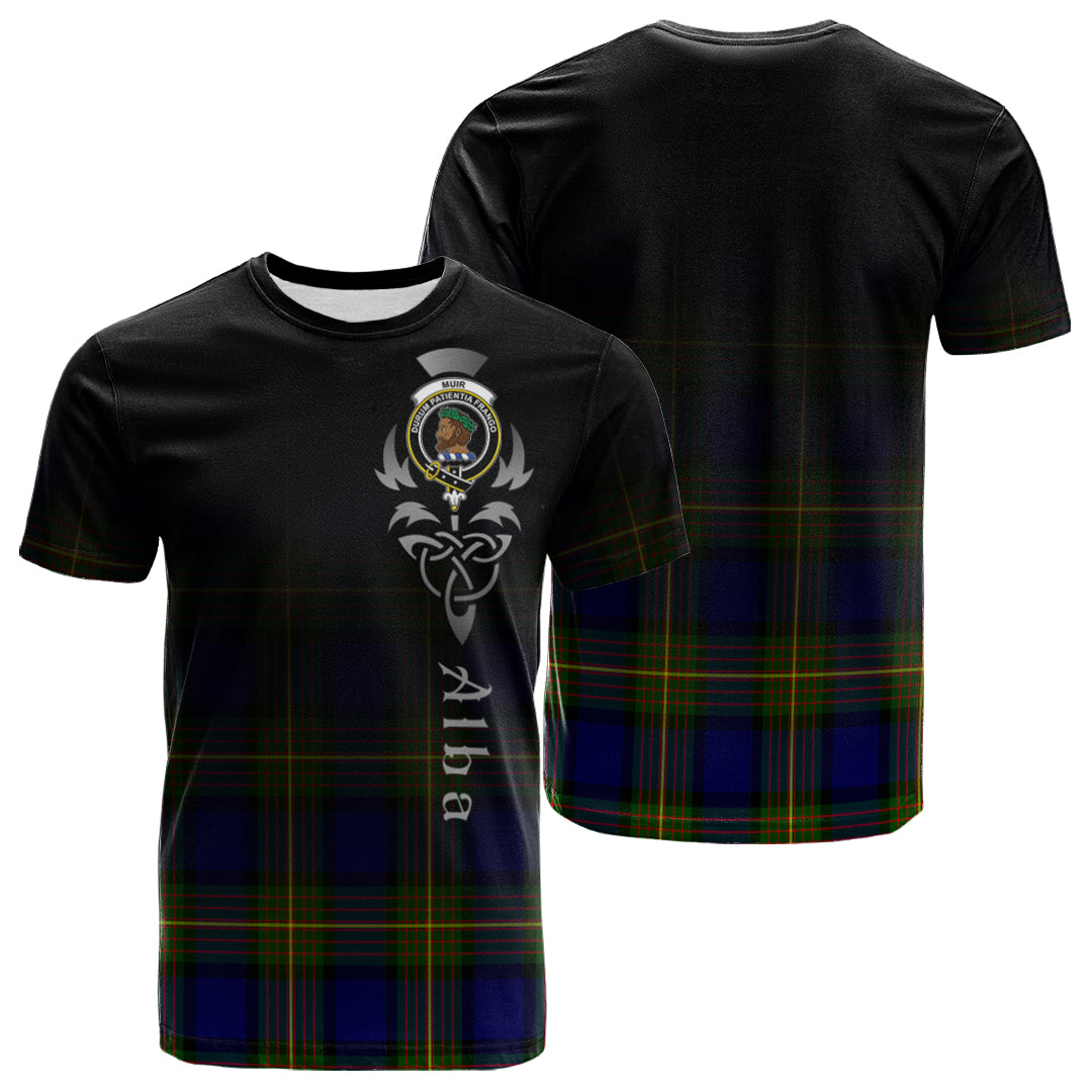 Muir Tartan Crest T-shirt - Alba Celtic Style