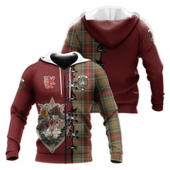 Muirhead Old Tartan Hoodie - Lion Rampant And Celtic Thistle Style