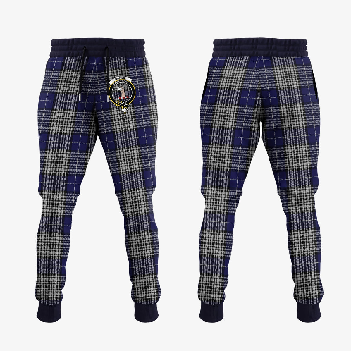 Napier Tartan Crest Jogger Sweatpants