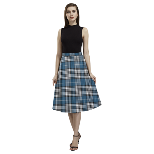 Napier Modern Tartan Aoede Crepe Skirt