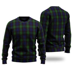 Nicolson Green Hunting Tartan Sweater