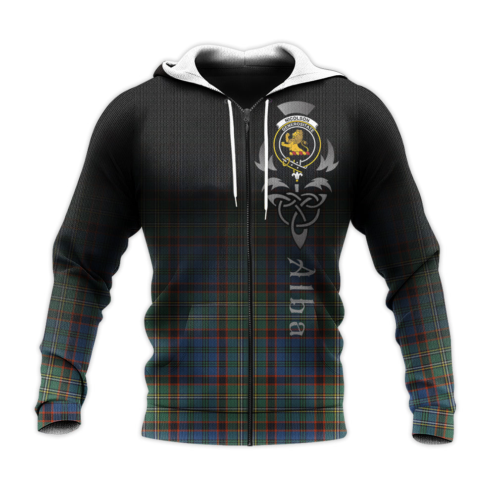 Nicolson Hunting Ancient Tartan Hoodie - Alba Celtic Style