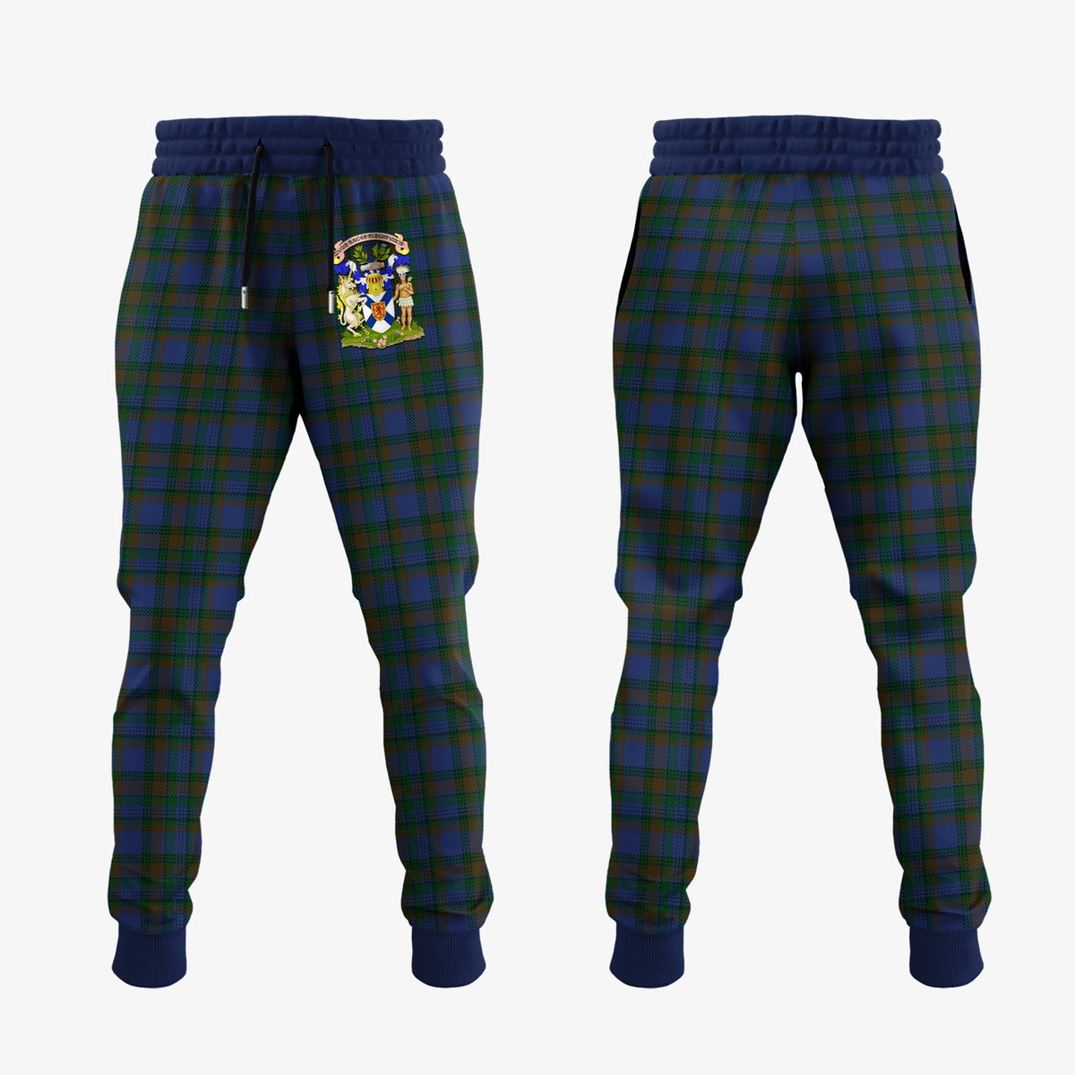 NovaScotia District Tartan Crest Jogger Sweatpants